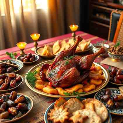 Easy Fried Duck with Rakā’iq - Egyptian Ramadan Feast at Home